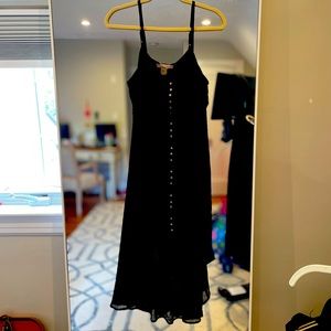 Black flowy forever 21 dress